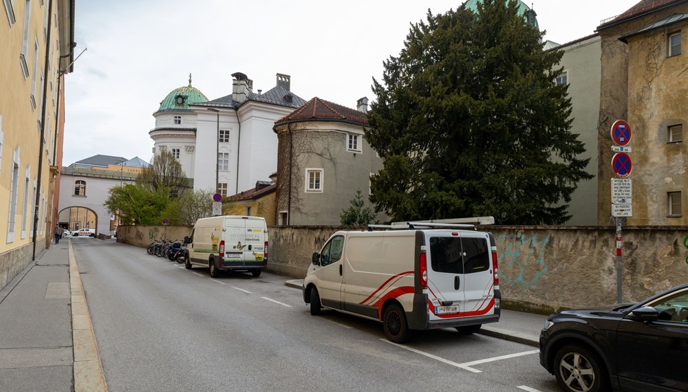Ladezone in der Herrengasse.