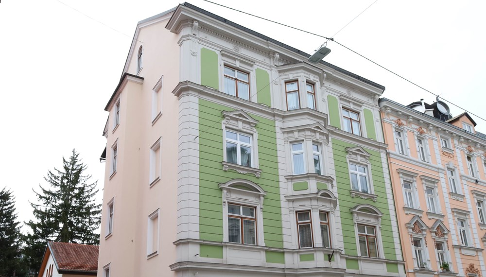 Das Haus Stafflerstraße 5 in Wilten.