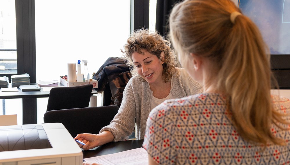 Das Wahlkartenbüro im 6. Stock im Rathaus ist geöffnet.