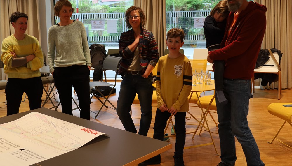 Auch die Wünsche zur Neugestaltung aus Sicht von Kindern werden gehört.