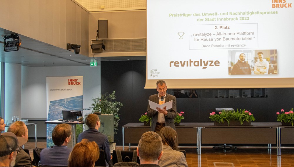 Das Projekt "revitalyze" wurde in der Kategorie "Wirtschaften für Morgen" ausgezeichnet.