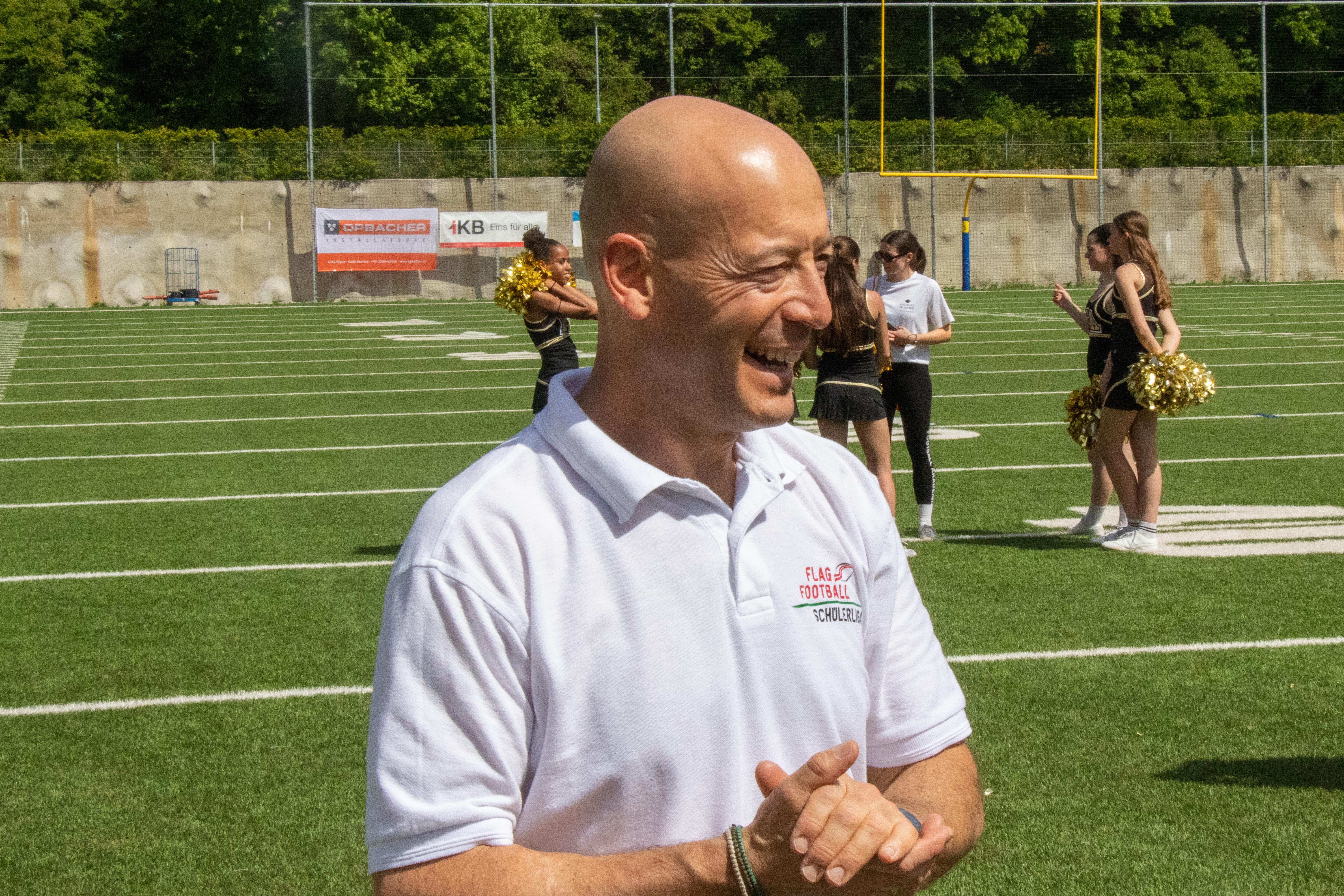 Projektkoordinator Daniel Dieplinger und das Organisationsteam waren mit der 11. Auflage des schulübergreifenden Sportprojekts sichtlich glücklich.