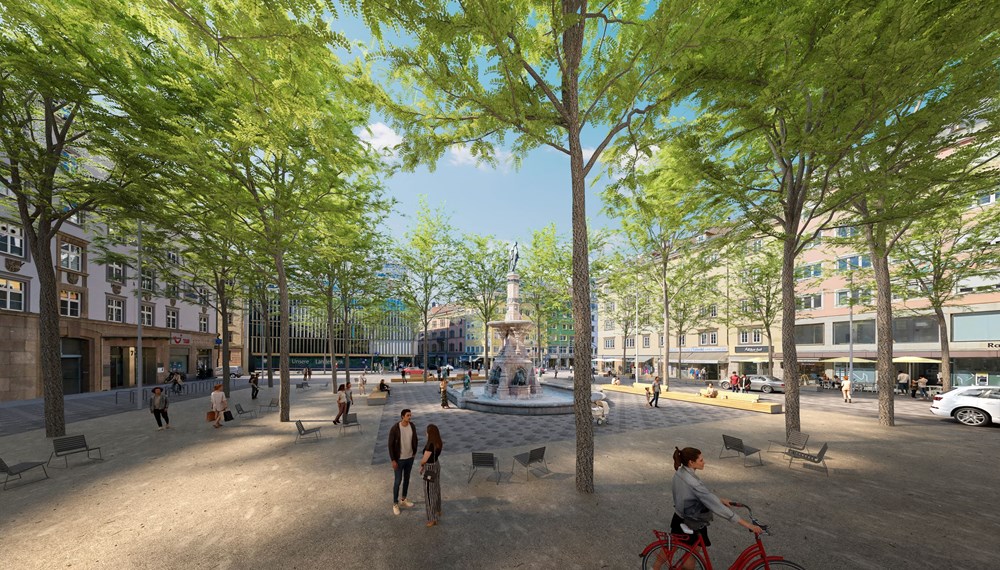 So schön wird es künftig am Bozner Platz.