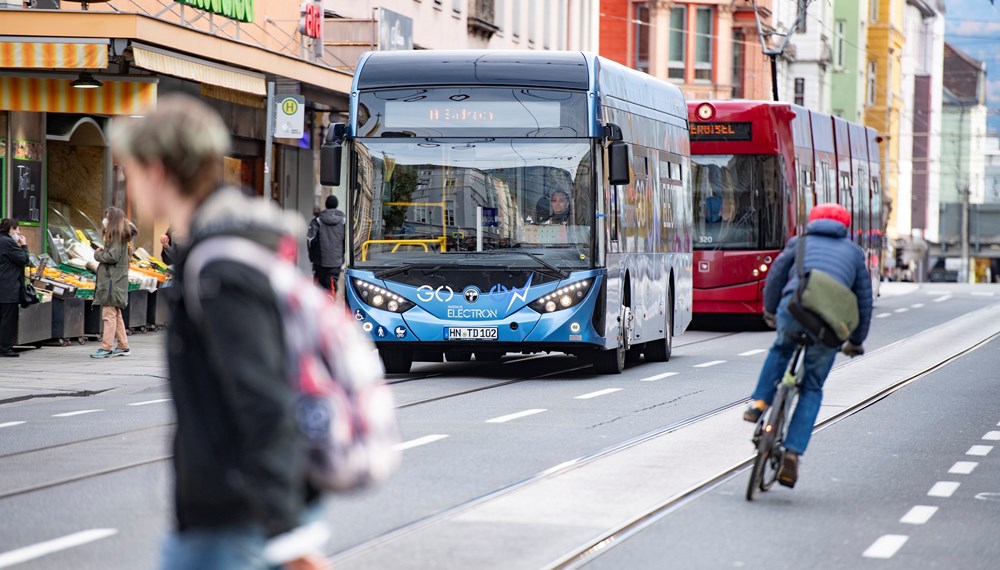 Ab Ende 2025 sollen fünf Elektrobusse die Flotte der IVB verstärken.