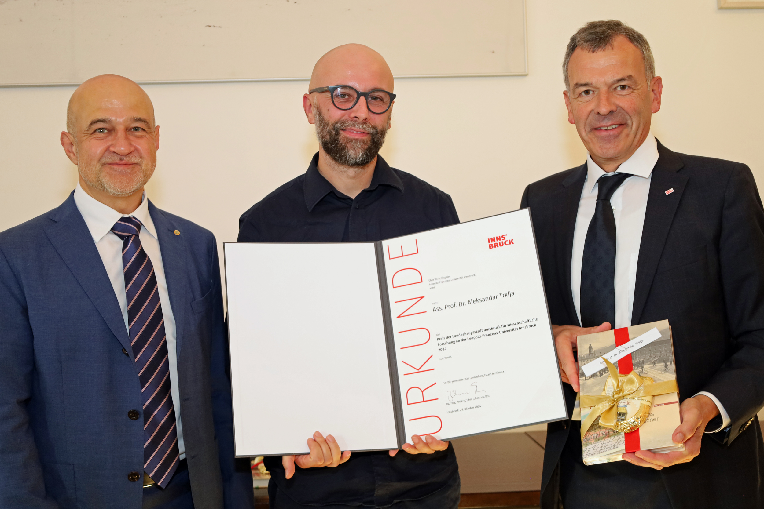 Preisträger Aleksandar Trklja (M.)