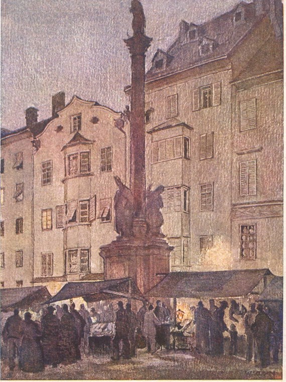 Nikolausmarkt in der Maria-Theresien-Straße