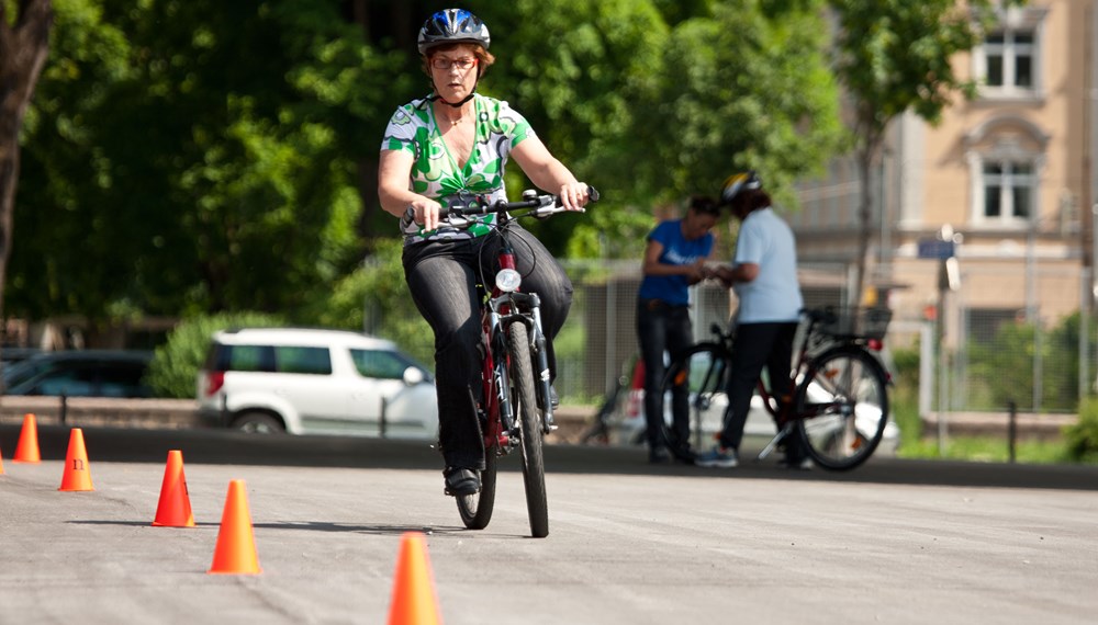 Anmelden und losradeln: Kostenloses E-Bike-Fahrsicherheitstraining bei der Messe Innsbruck.