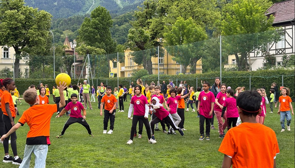 Das Projekt "Teamball" ist ein schulübergreifendes Projekt, das heuer bereits zum zwölften Mal stattfand.