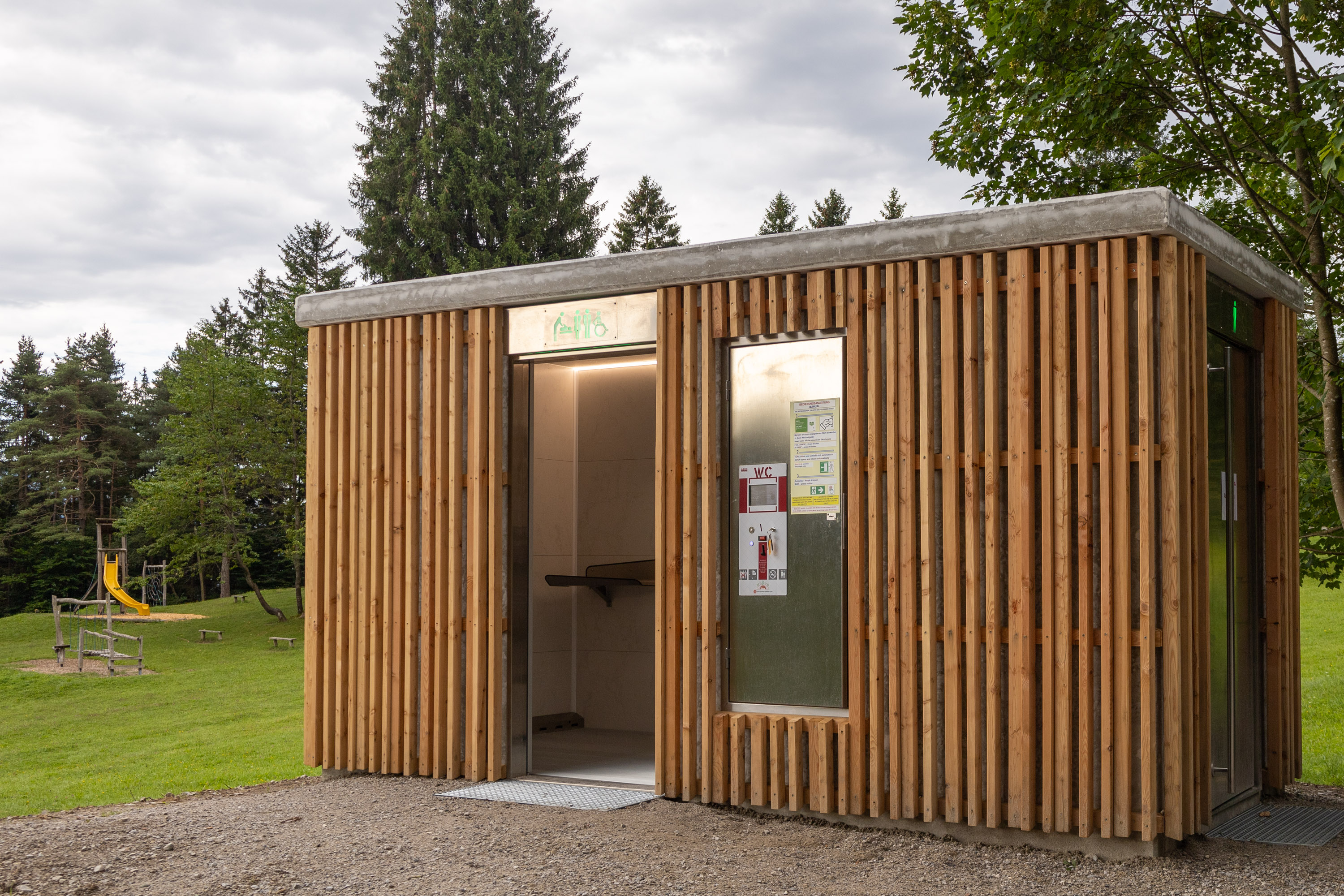 Die neue WC-Anlage am Gramartboden auf der Hungerburg ist barrierefrei und kostenlos zugänglich.