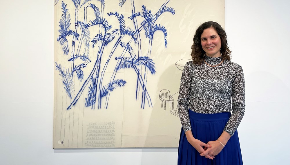 Die Künstlerin Rachel Katstaller thematisiert in ihrer Ausstellung „Are they here yet?“ bis 4. Oktober die Themen Zugehörigkeit und Fremdheit, von Ankommen und Zurücklassen.