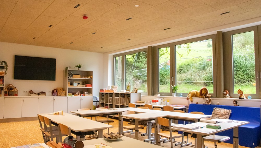 Helle Räume, top ausgesgestattet – der Campus Arzl bietet nun die besten Voraussetzungen für eine qualitätsvolle Ganztagsschule.