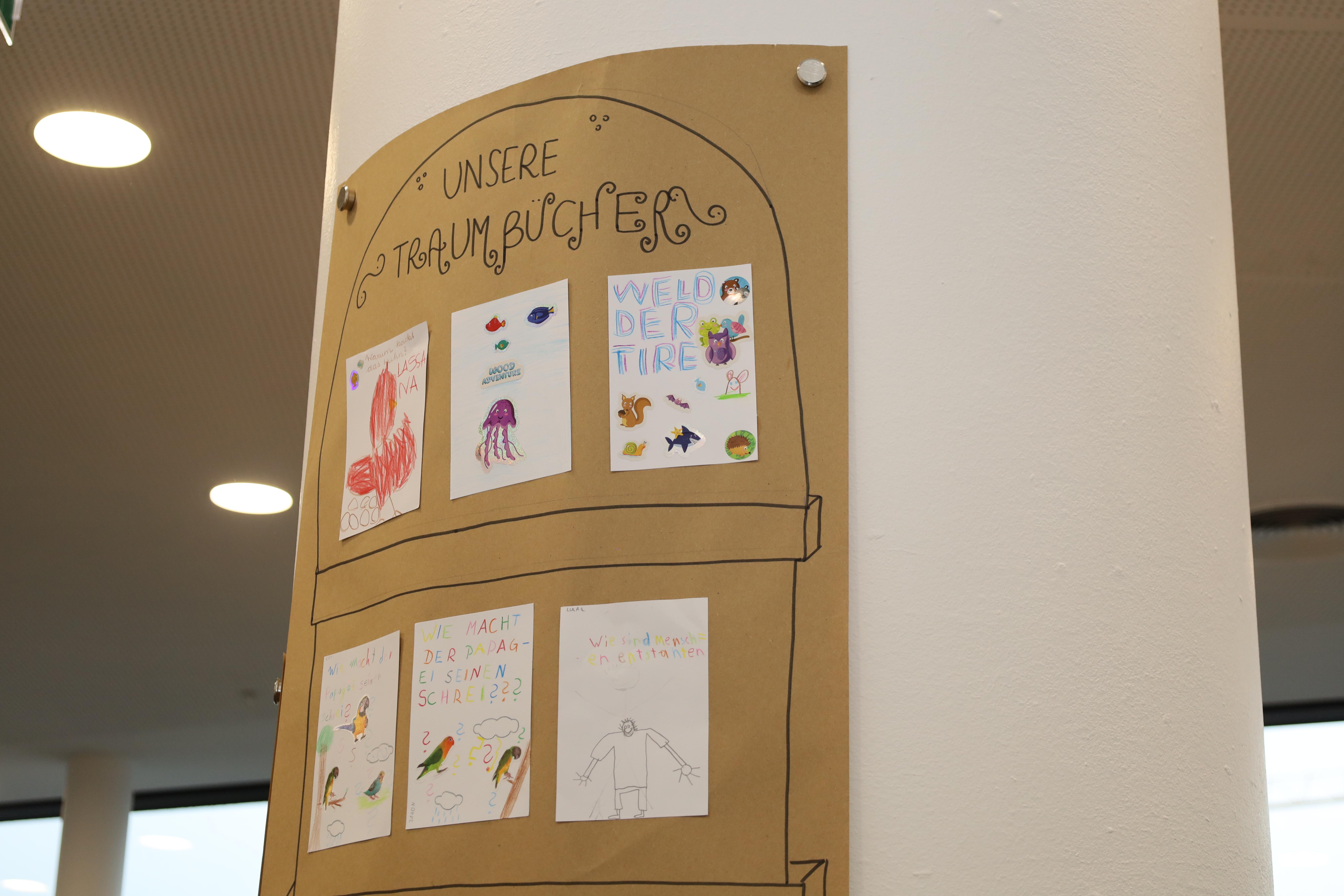 Die Kinder aus der Volksschule Leitgeb I gestalteten die Covers ihrer eigenen Bücher.