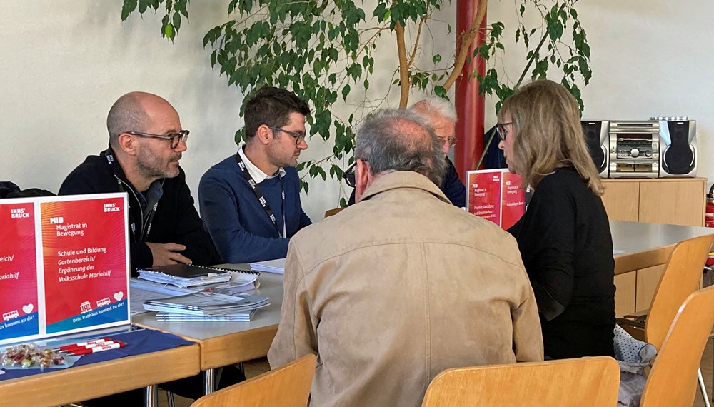 Auch bei der MIB in Hötting am 22. Oktober kam das Service- und Informationsformat sehr gut an.