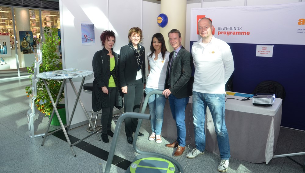 Bürgermeisterin Christine Oppitz-Plörer eröffnete die Gesundheitstage für SeniorInnen gemeinsam mit Vizebürgermeister Christoph Kaufmann. Organisatorin Uschi Klee (Referatsleitung Frauen, Familien und SeniorInnen) freute sich über viele BesucherInnen von Beginn an.
