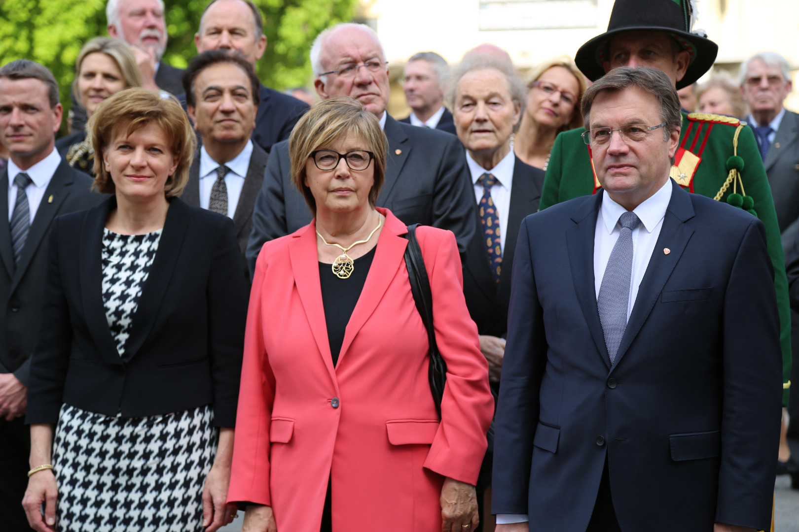 Landesüblicher Empfang bei der Kaiserlichen Hofburg anlässlich der Verleihung des Kaiser-Maximilian-Preises 2015 an Mercedes Bresso