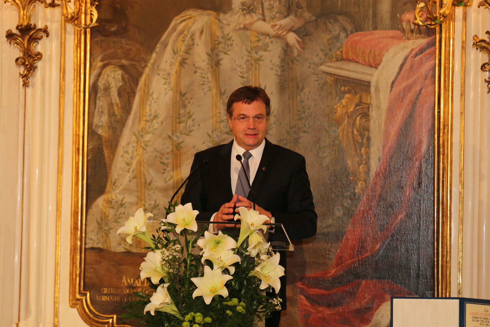 Tirols Landeshauptmann Günther Platter hielt die Festrede.