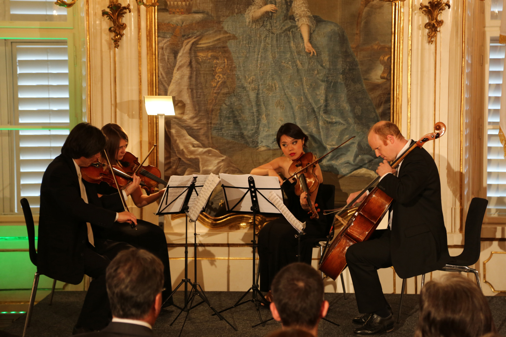 Die Verleihung des Kaiser-Maximilian-Preises 2015 wurde vom Streichquartett des Tiroler Synphonieorchesters feierlich umrahmt.