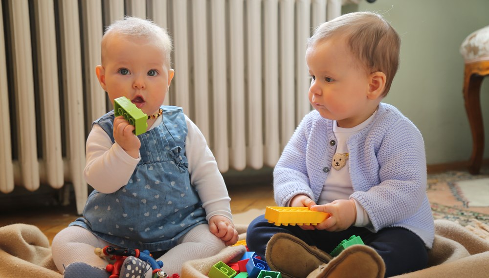Eine Gruppe der Kinderkrippe in der Müllerstraße ist für MitarbeiterInnen des Stadtmagistrats reserviert.