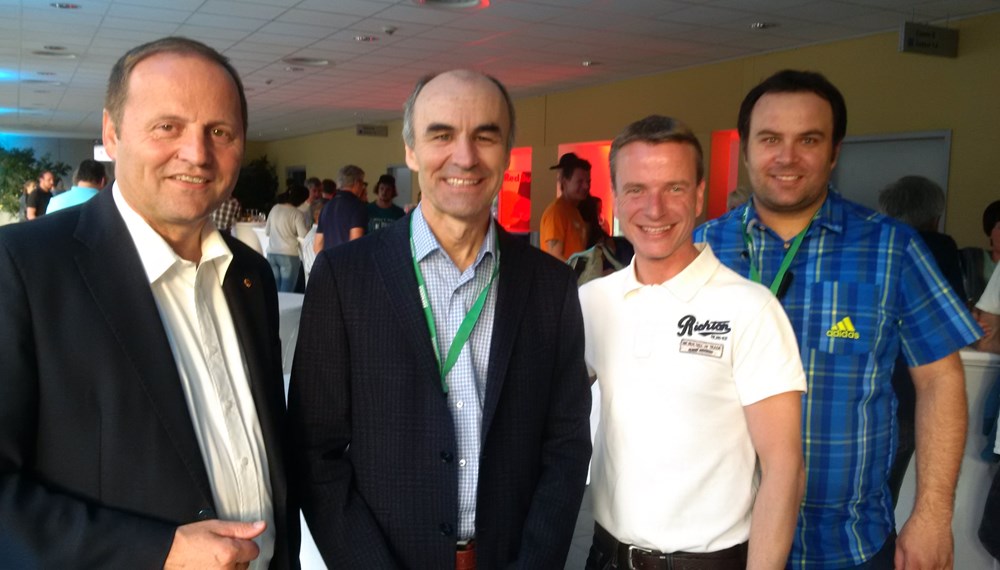 Gemeinsam mit ÖWK-Präsident Eugen Burtscher, Landeshauptmann-Stellvertreter ÖR Josef Geisler und KVÖ-Geschäftsführer Michael Schöpf besuchte Vizebürgermeister und Sportreferent Christoph Kaufmann den Boulder-Weltcup in der Olympiaworld . Über 3.500 ZuschauerInnen besuchten das spannende Sportevent.