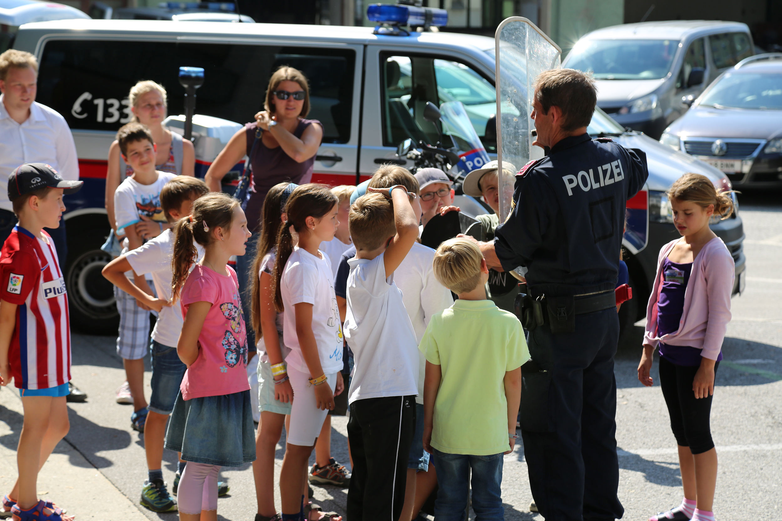 Ferienzug 2016: Abschlussveranstaltung Kinderpolizei