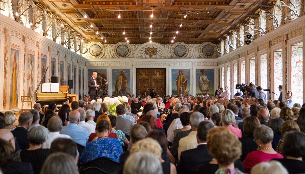 Impressionen der Eröffnung der 42. Festwochen der Alten Musik durch Bundespräsident Alexander van der Bellen.