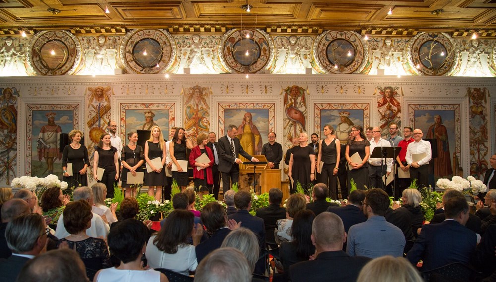 Impressionen der Eröffnung der 42. Festwochen der Alten Musik durch Bundespräsident Alexander van der Bellen.