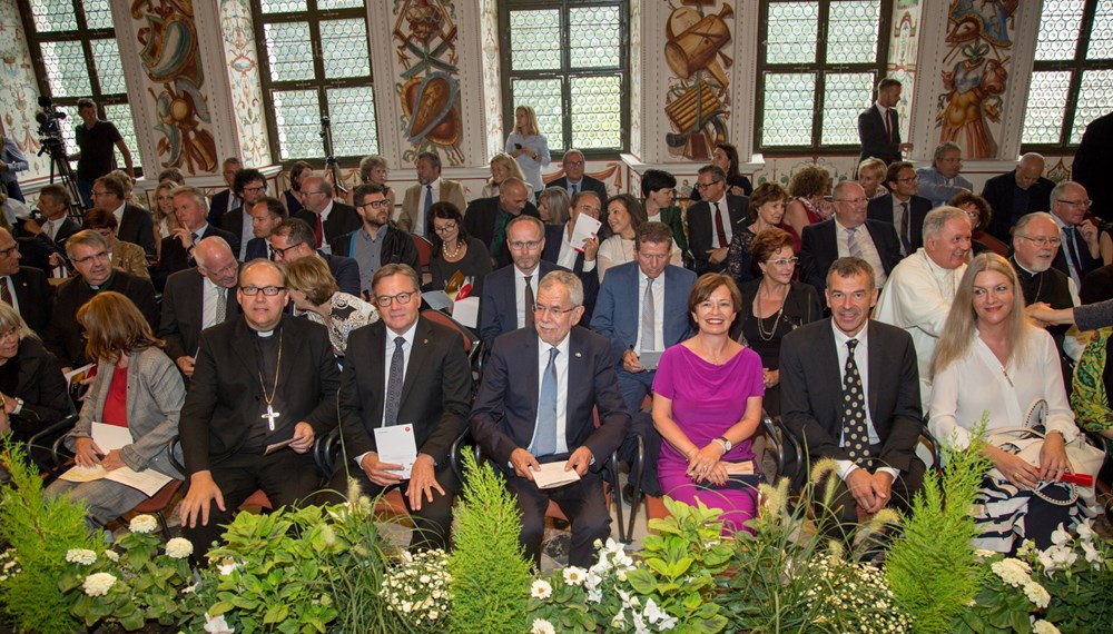 Impressionen der Eröffnung der 42. Festwochen der Alten Musik durch Bundespräsident Alexander van der Bellen.