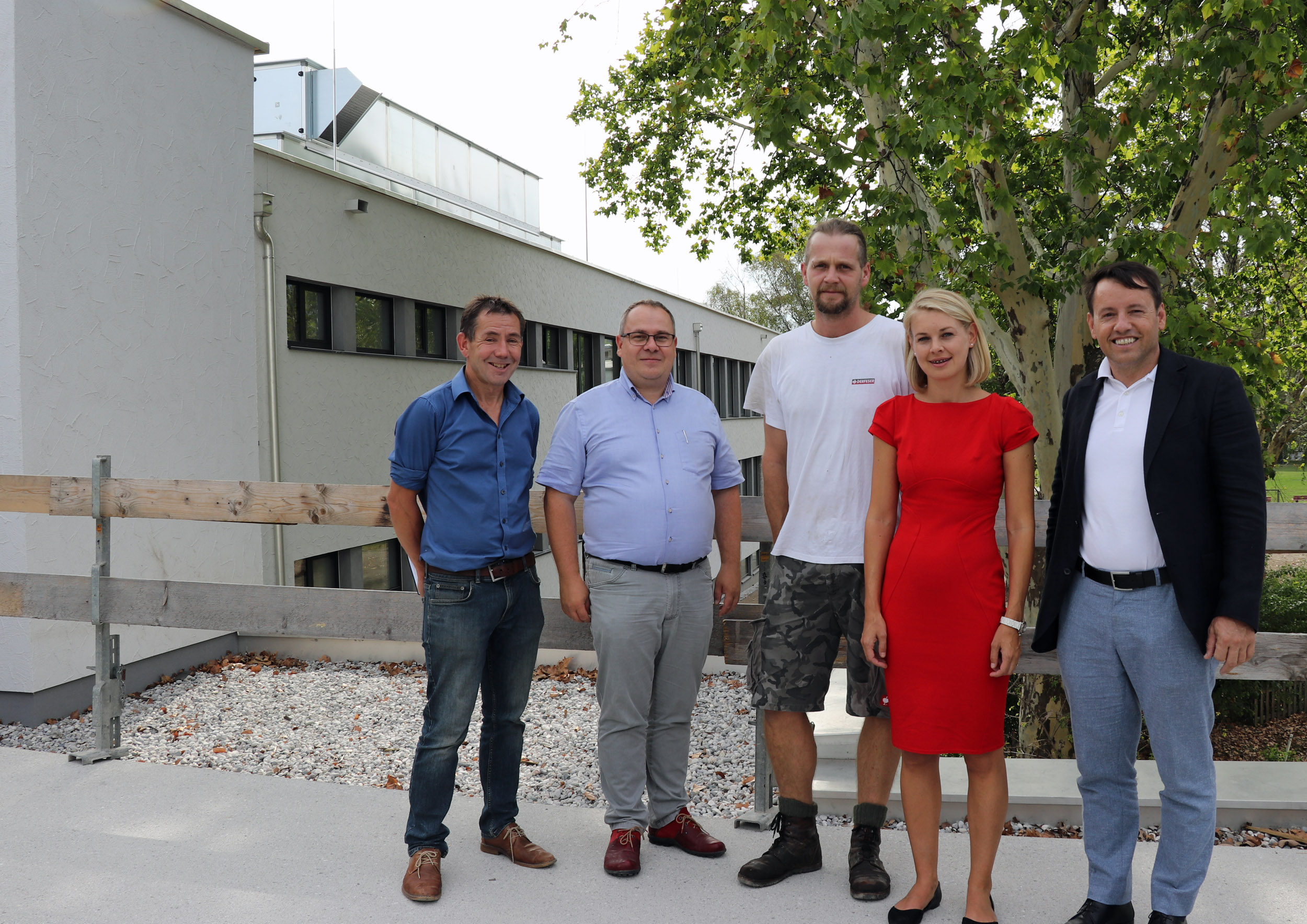 Lokalaugenschein in der VS Neuarzl.